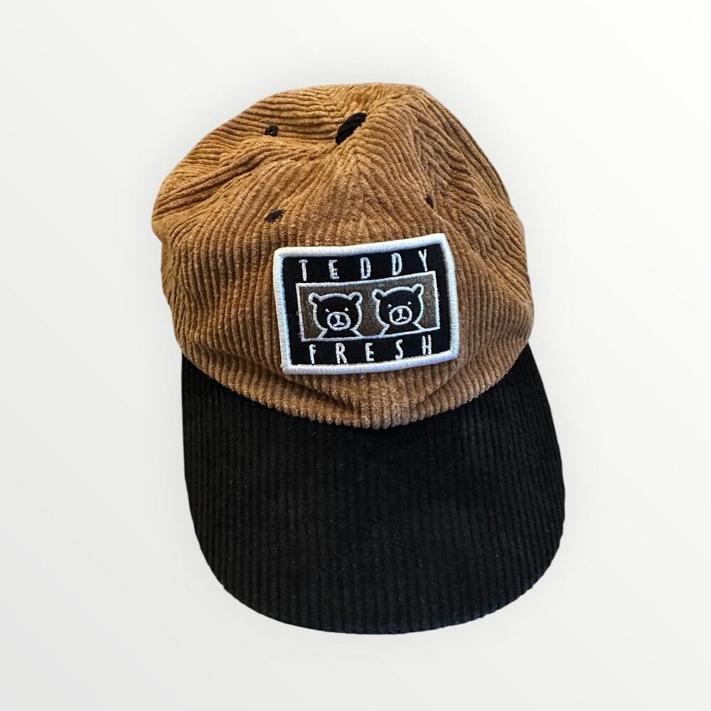 Teddy Fresh Corduroy Hat Tan & Black